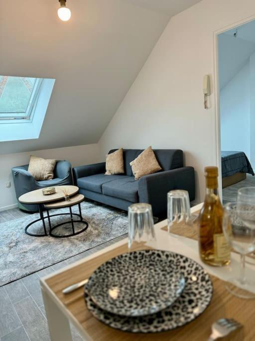 Superbe Appartement Tres Calme Et Confortable رانس المظهر الخارجي الصورة
